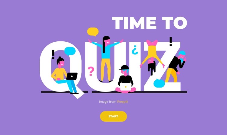 Test Yourself Now HTML Template