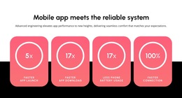Mobile app - HTML5 Template by Nicepage