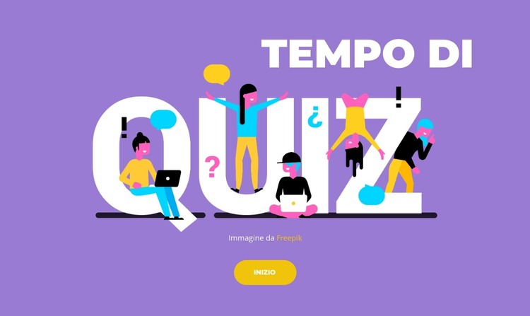 Mettiti alla prova adesso Modello HTML