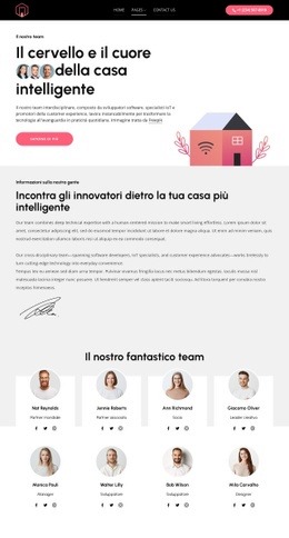 Il Cuore Della Casa Intelligente Modello HTML5