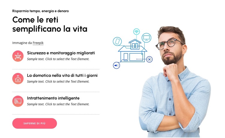 Vita intelligente di nuova generazione Tema WordPress