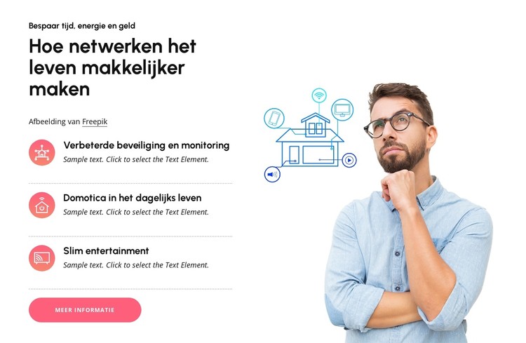 Slimme woonoplossingen van de volgende generatie CSS-sjabloon