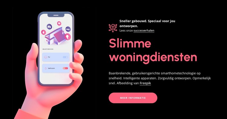 De geesten achter de technologie CSS-sjabloon