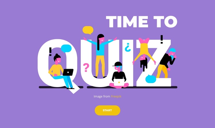 Test Yourself Now One Page Template