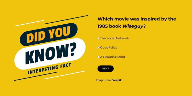 Think Fast One Page Template