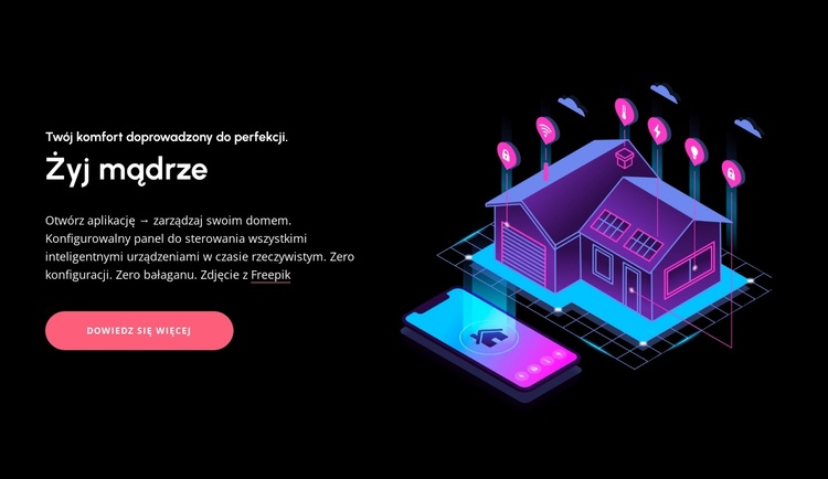 Rewolucyjne sterowanie domem Motyw WordPress