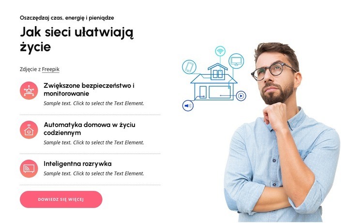 Inteligentne życie nowej generacji Szablon