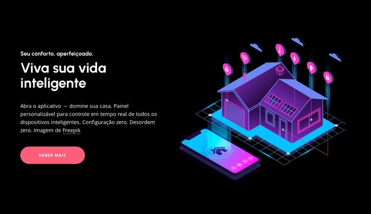 Controle residencial revolucionário Modelo HTML