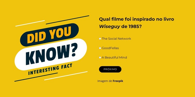 Pense rápido Modelo HTML