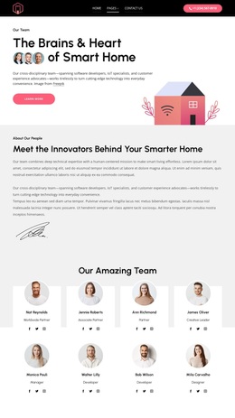 The heart of smart home Templates