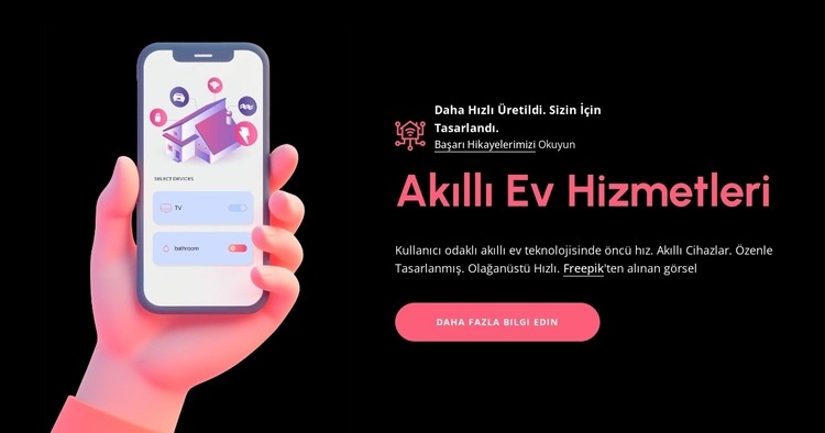 Teknolojinin arkasındaki beyinler Bir Sayfa Şablonu