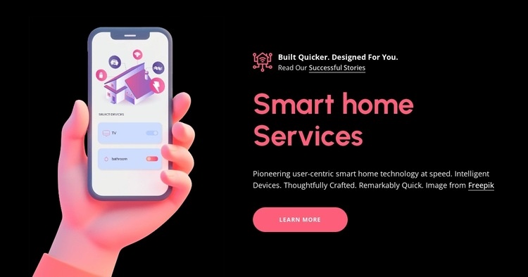 The minds behind the tech Web Page Design