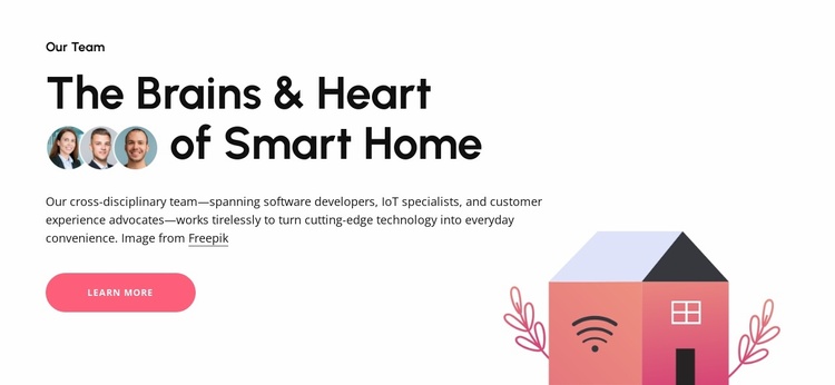 Innovators of smart living Website Template