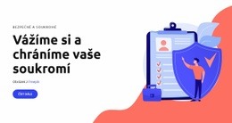 Souhlas Uživatele – Návrh Webových Stránek