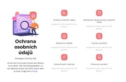 Prevence Narušení Šablona Webové Stránky