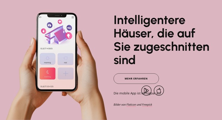 Technisch unterstützte Heimsteuerung CSS-Vorlage