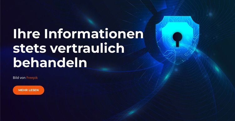 Anonymisierungstools Website-Vorlage