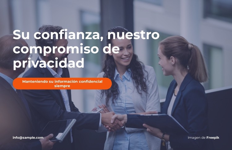 Almacenamiento seguro Plantilla CSS