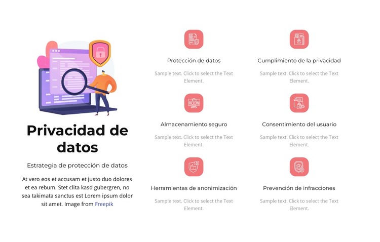 Prevención de infracciones Plantilla HTML