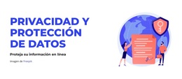 Protección De Datos - Plantilla De WordPress