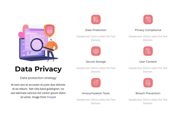 Breach Prevention HTML5 Template