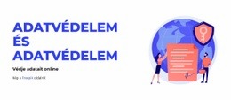 Adatvédelem – Személyes Webhelysablon