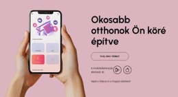 Technológiailag Vezérelt Otthonvezérlés Sablon