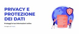 Protezione Dei Dati - Modello Di Pagina HTML5