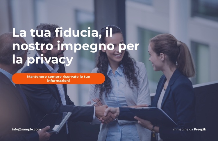 Archiviazione sicura Tema WordPress