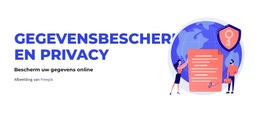 Gegevensbescherming - WordPress-Sjabloon