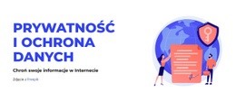 Ochrona Danych - Szablon Osobistej Witryny Internetowej