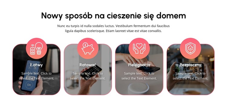 Budowanie przyszłości domu Szablon HTML