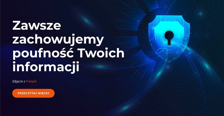 Narzędzia anonimizacji Szablon witryny sieci Web