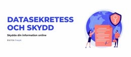 Dataskydd - Personlig Webbplatsmall
