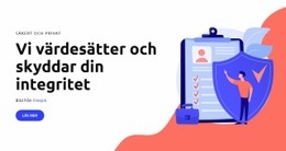 Användarens Samtycke - Webbplatsdesign