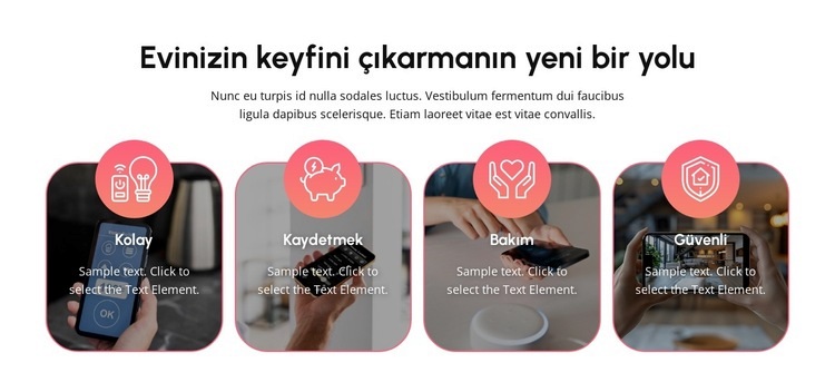 Evin geleceğini inşa etmek Şablon