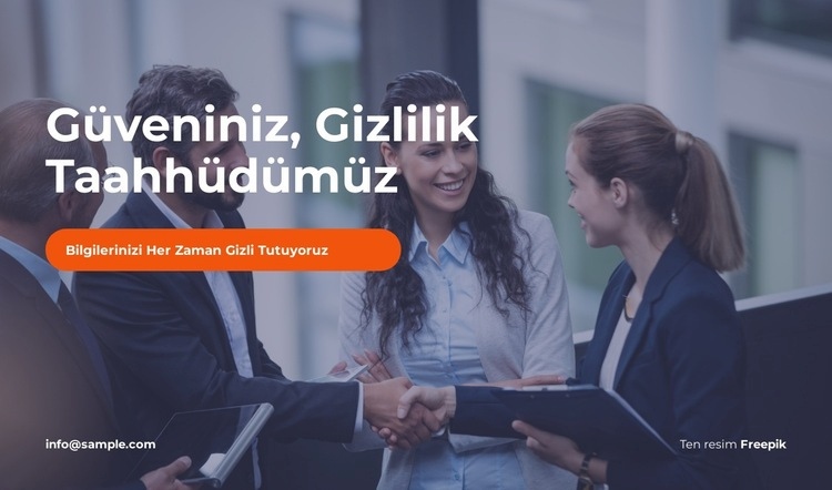 Güvenli Depolama Web sitesi tasarımı