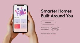 Tech-Powered Home Control - Functionality Web Page Design
