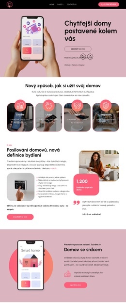 Chytřejší domy postavené kolem vás Šablony