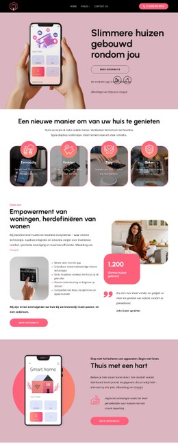 Slimmere huizen gebouwd rondom jou CSS-sjablonen