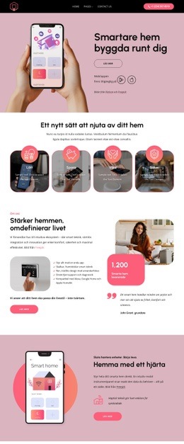 Smartare hem byggda runt dig HTML-mallar