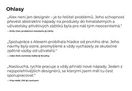 Chytrý Design, Jasné Výsledky – Šablona Osobních Webových Stránek