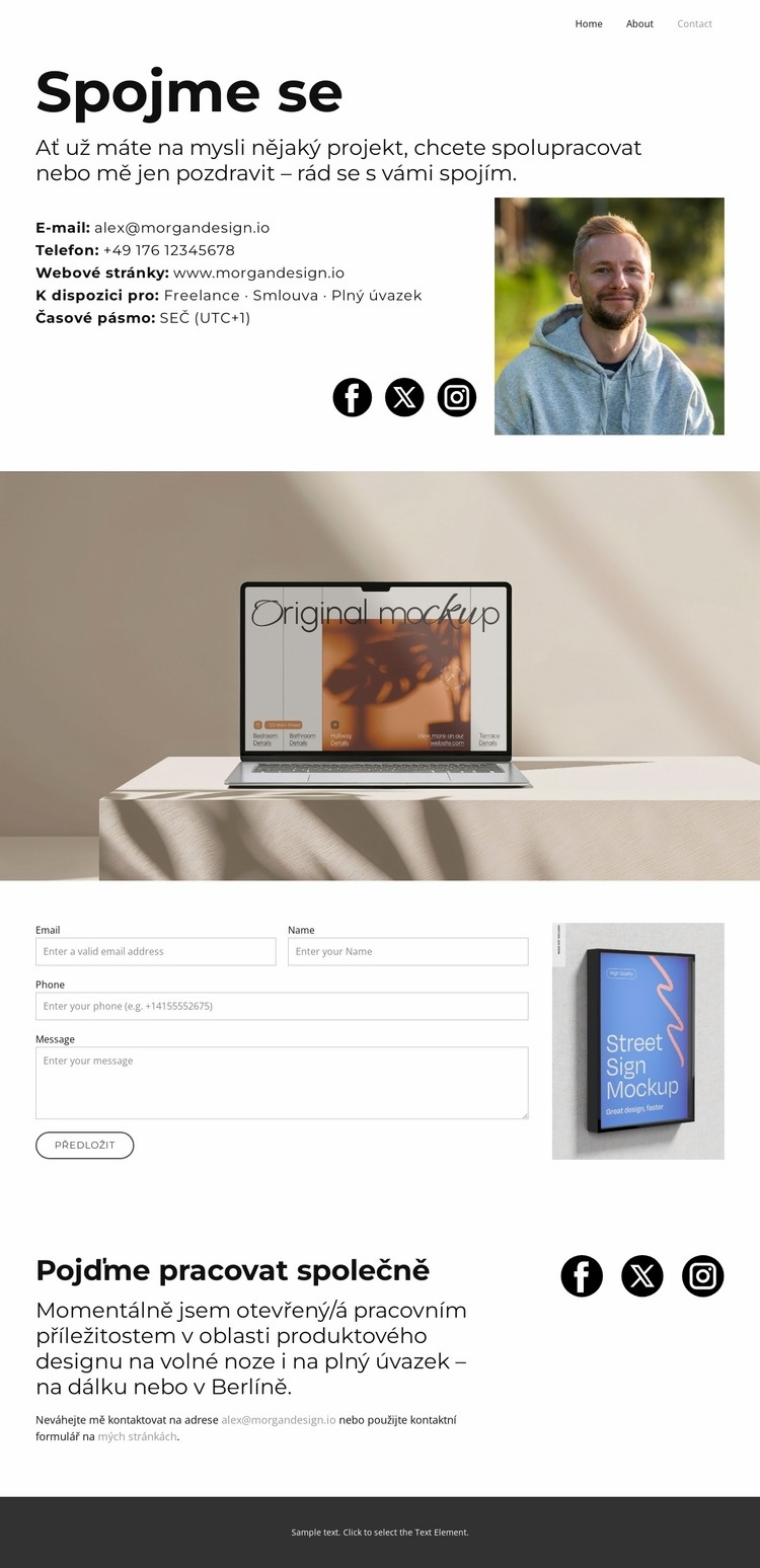 Digitální design, který funguje Šablona HTML