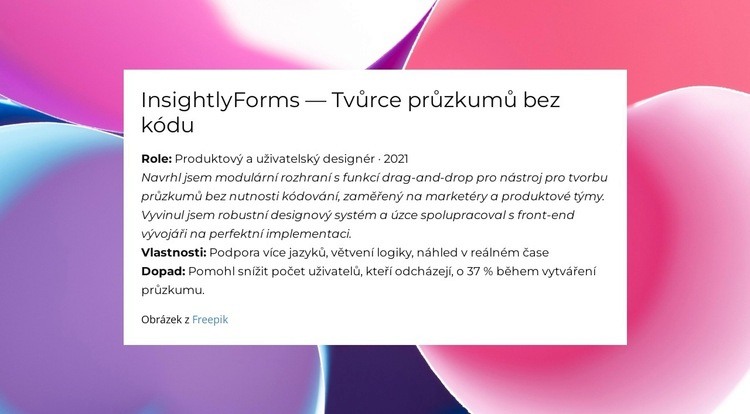 Intuitivní, škálovatelný, efektivní Šablona HTML