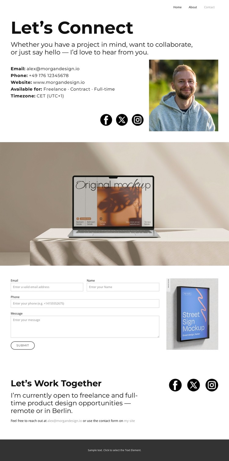Digital Design that Performs CSS Template