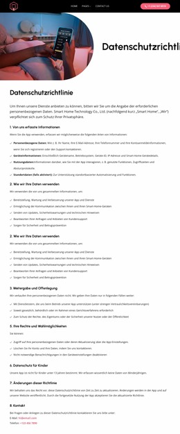 Smartes Wohnen, Sichere Daten - Kostenlos Herunterladbare Joomla-Vorlage