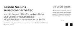 Schnittstellen Für Menschen - Kreatives Mehrzweck-Website-Design