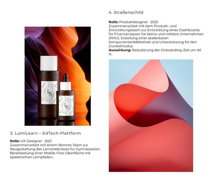 Nahtlose Benutzerreisen gestalten Website design