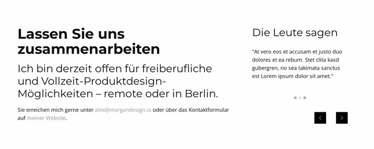 Schnittstellen für Menschen Website design