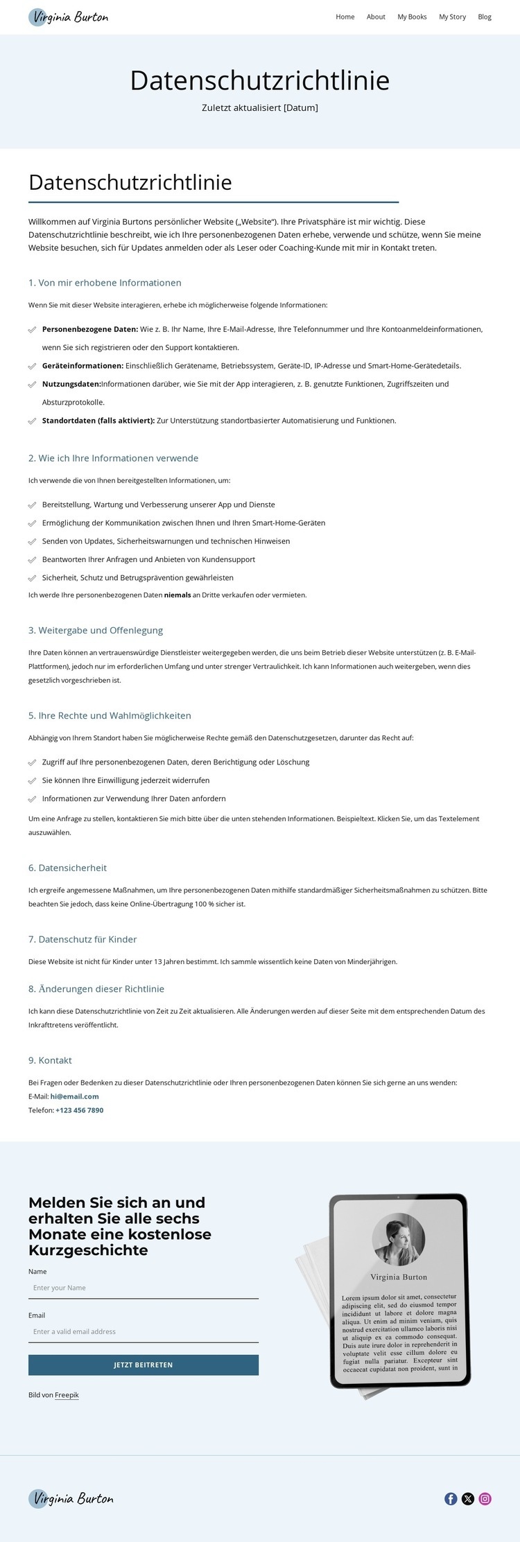 Wie ich Ihre Daten schütze Website design